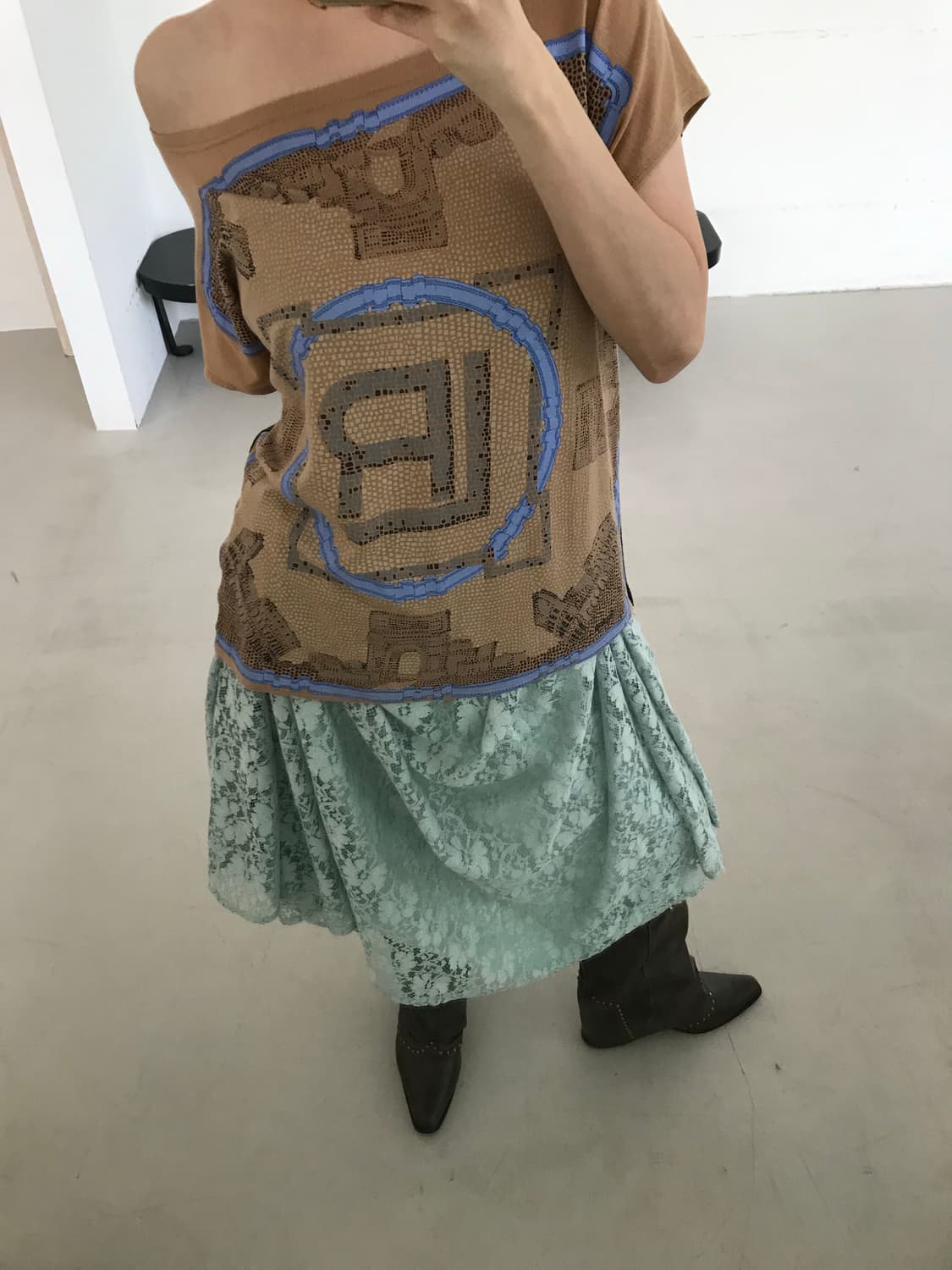 vintage pattern top 상품이미지8