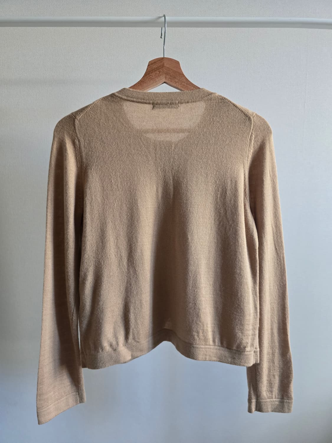 COMME CA ISM 울혼방 베이지(카멜) 가디건 상품이미지3