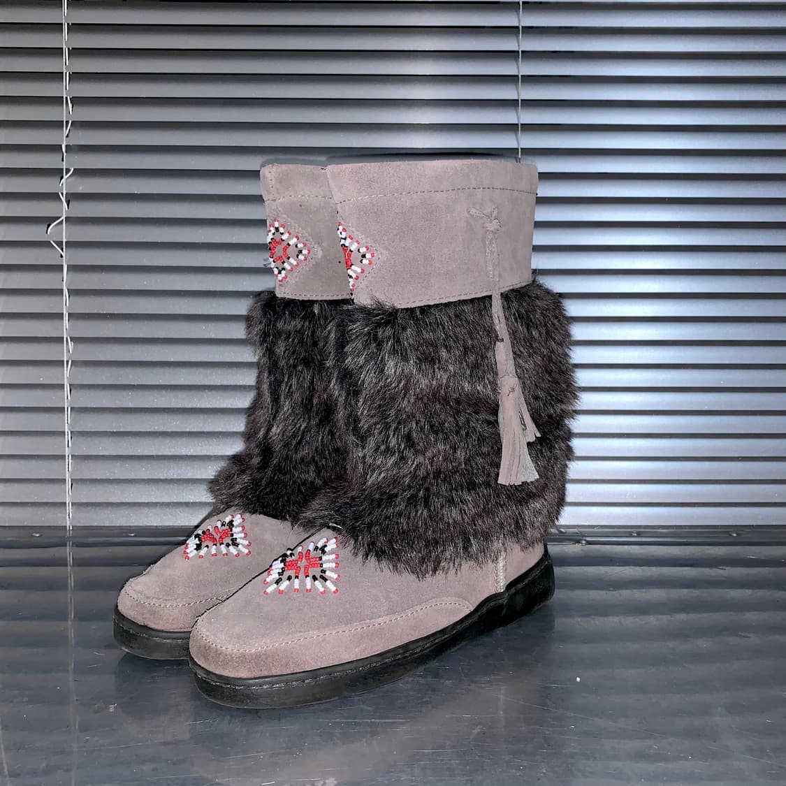 00s 스웨이드 미네통카 모카신 부츠 풀박스 상품이미지2