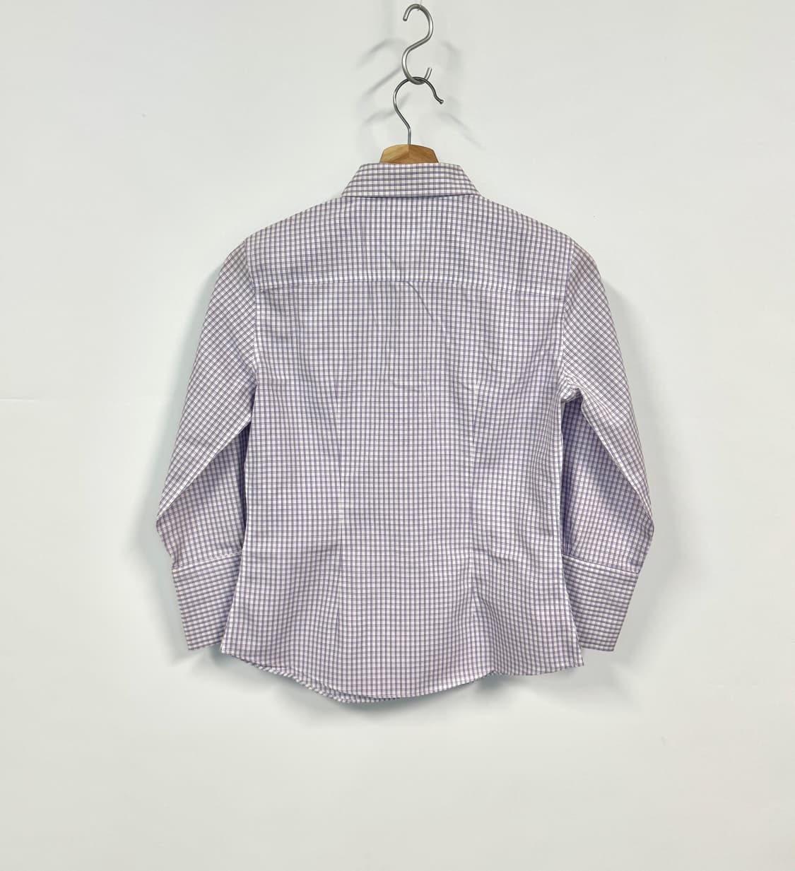 BROOKS BROTHERS 브룩스 브라더스 바이올렛 체크 7부 소매 셔 상품이미지2