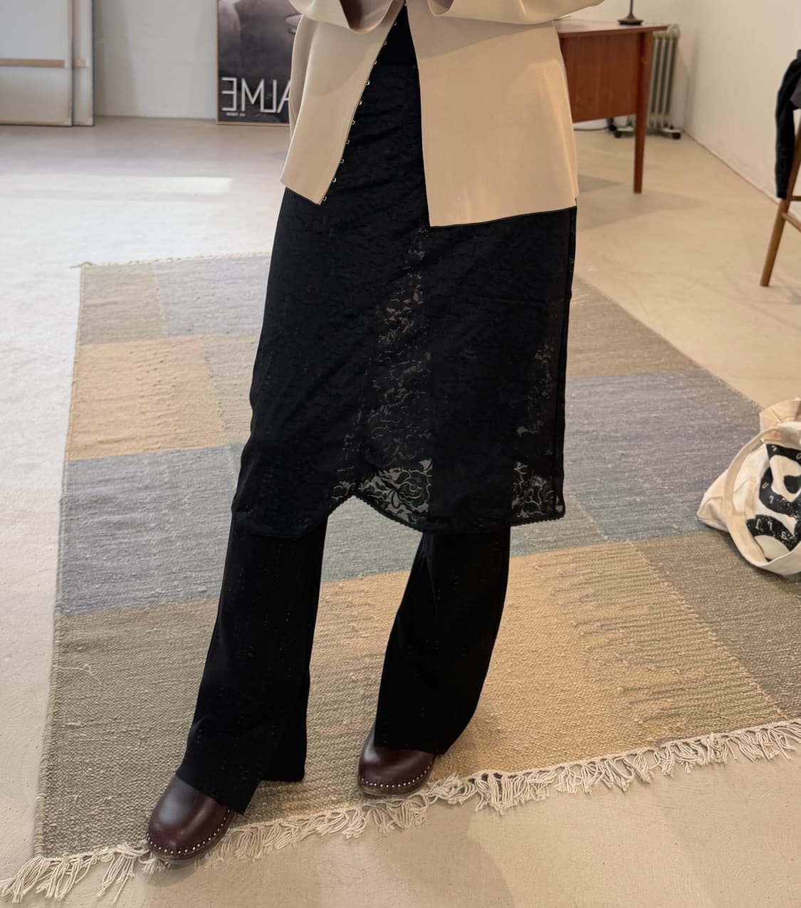 Birrot LAY2 STRAIGHT TROUSER 상품이미지2