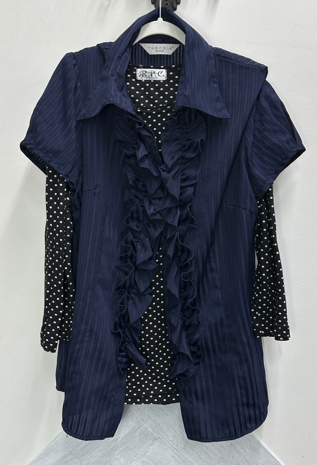 🐈‍⬛쇼콜라의 꼬마마녀 마계 코디세트🐈‍⬛ 도트 러블리 미디스커트 상품이미지4