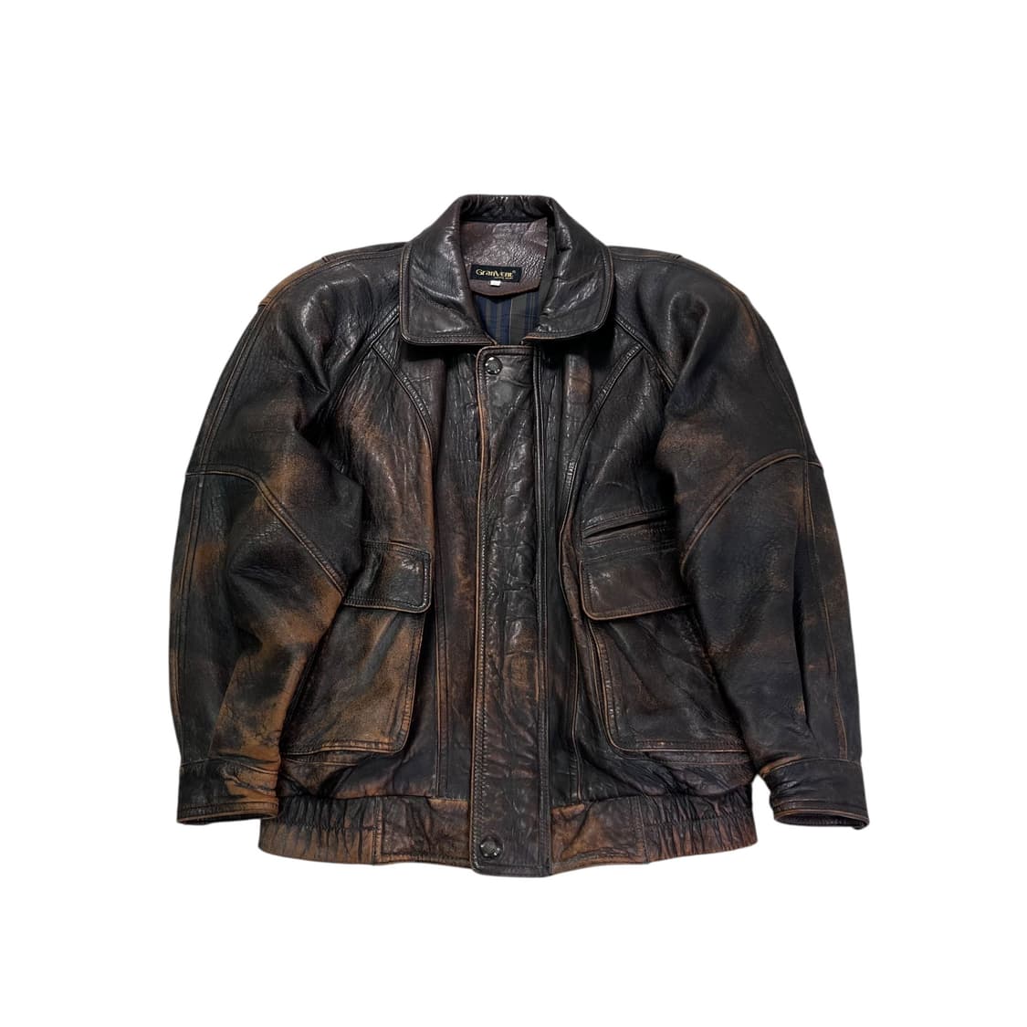 100 아메리칸빈티지 90s 램스킨 가죽자켓 상품이미지1