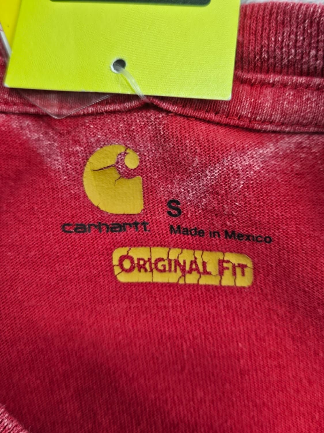 칼하트 다잉 커스텀 워크 포켓 반팔 티셔츠 ( S ) / 11521 상품이미지6