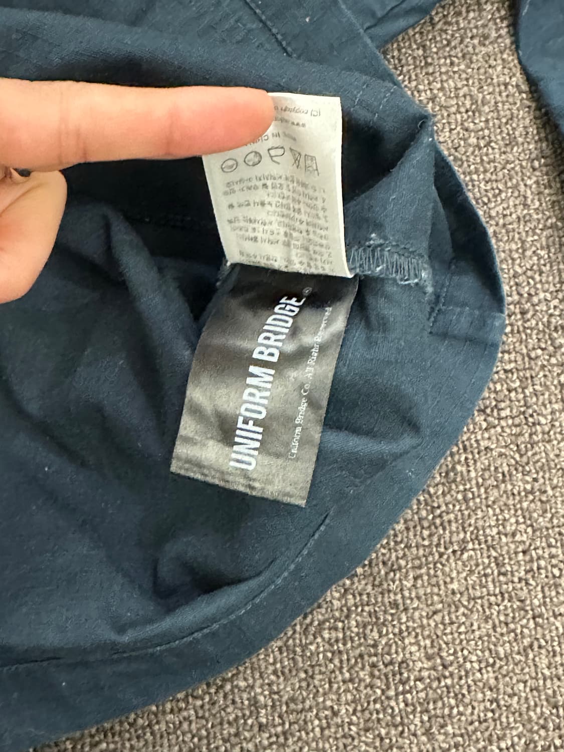 M)Uniform Bridge vintage 네이비 아노락 자켓 상품이미지6