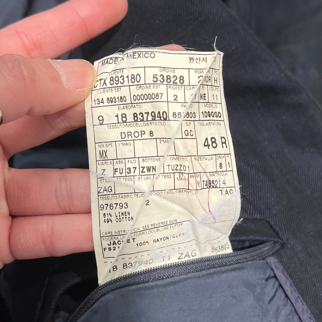 제냐 린넨 블레이저 s11533 상품이미지7