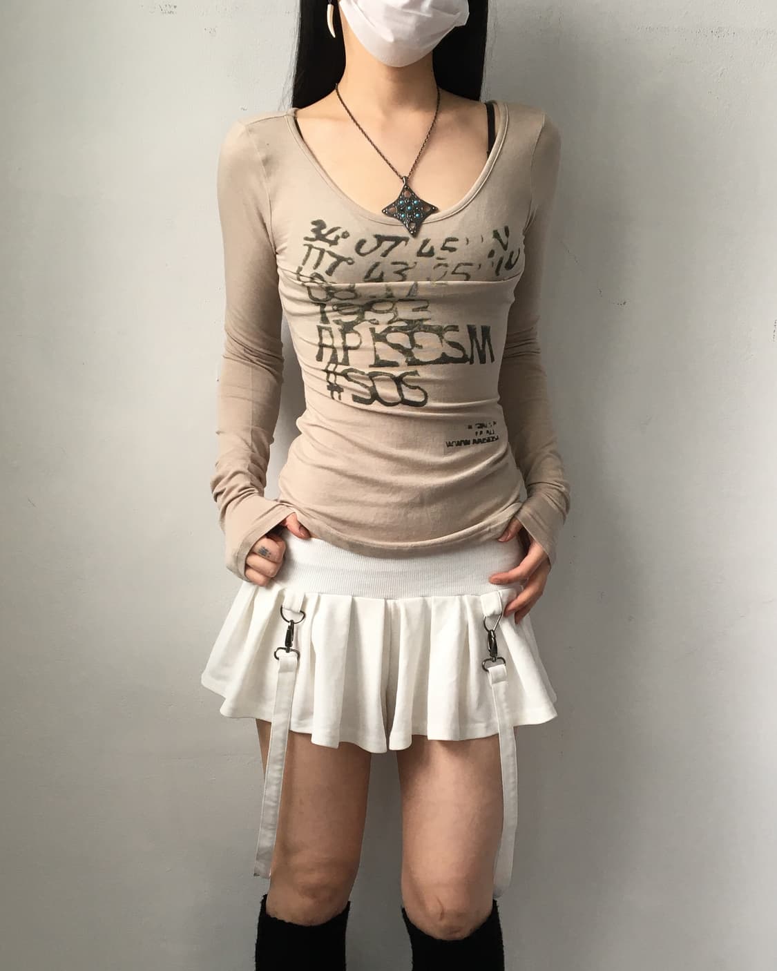 Suspender point short 상품이미지7