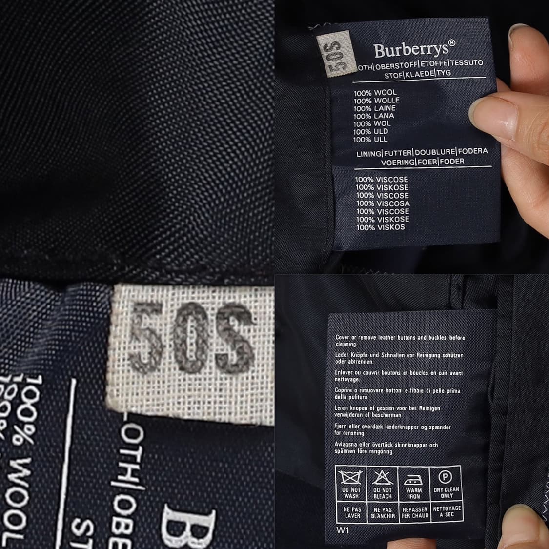 Burberrys 2B 금장 블레이저  상품이미지10