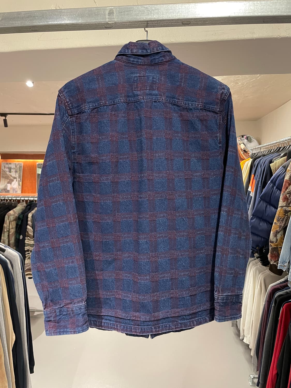 빈티지 체크 데님 셔츠 자켓   상품이미지9