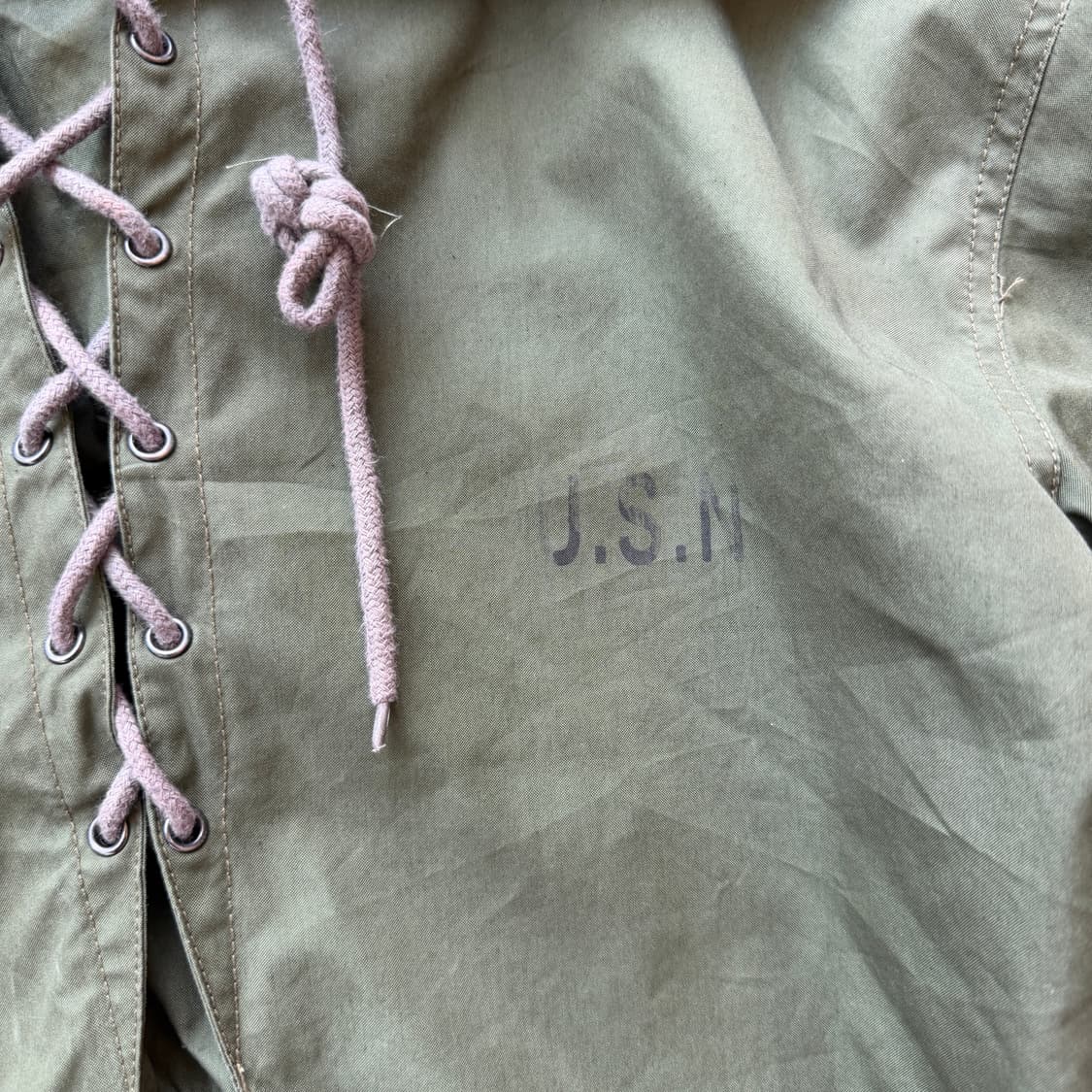 US navy 레인 덱 파카 상품이미지5