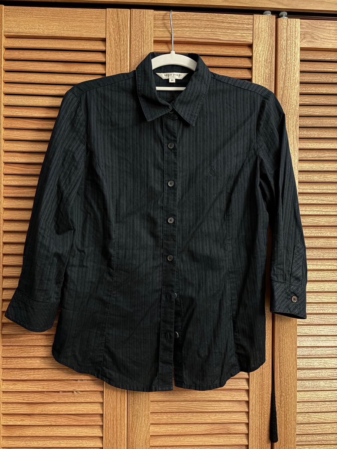 빈폴 7부 셔츠 블랙 슬림핏 상품이미지3