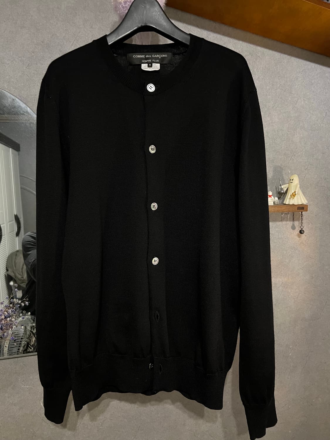 꼼데가르송 옴므플러스 본디지 가디건 블랙 상품이미지1