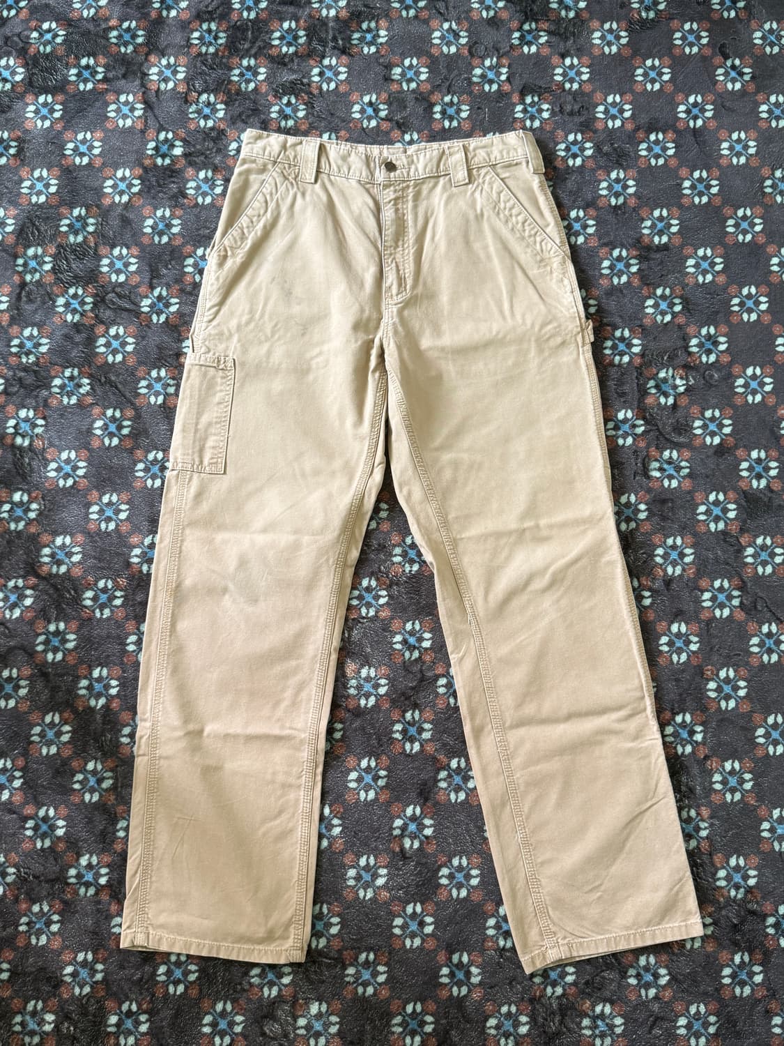 칼하트 카펜터 워크팬츠 베이지 32x32 상품이미지1