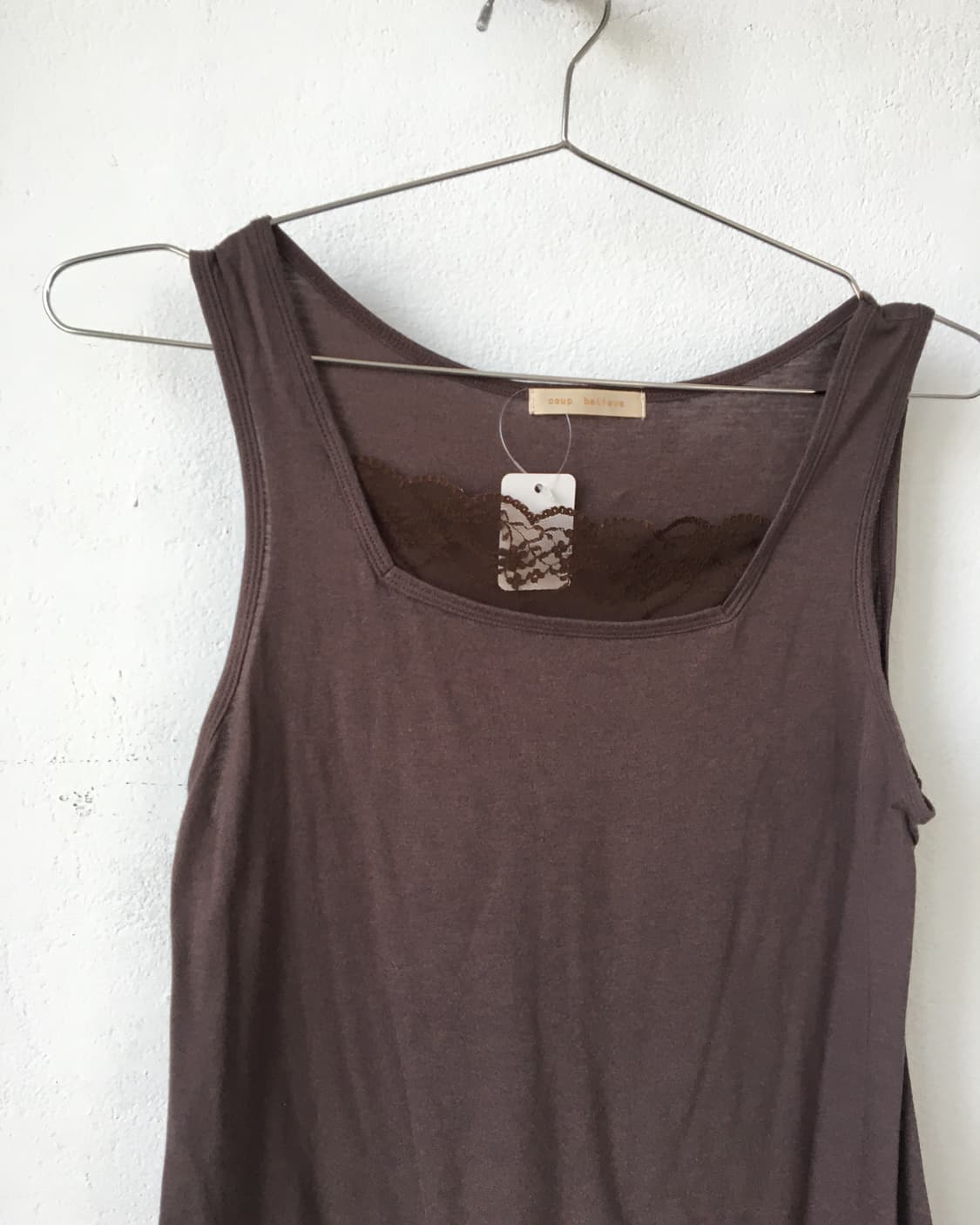 Lace trimming sleeveless 상품이미지4