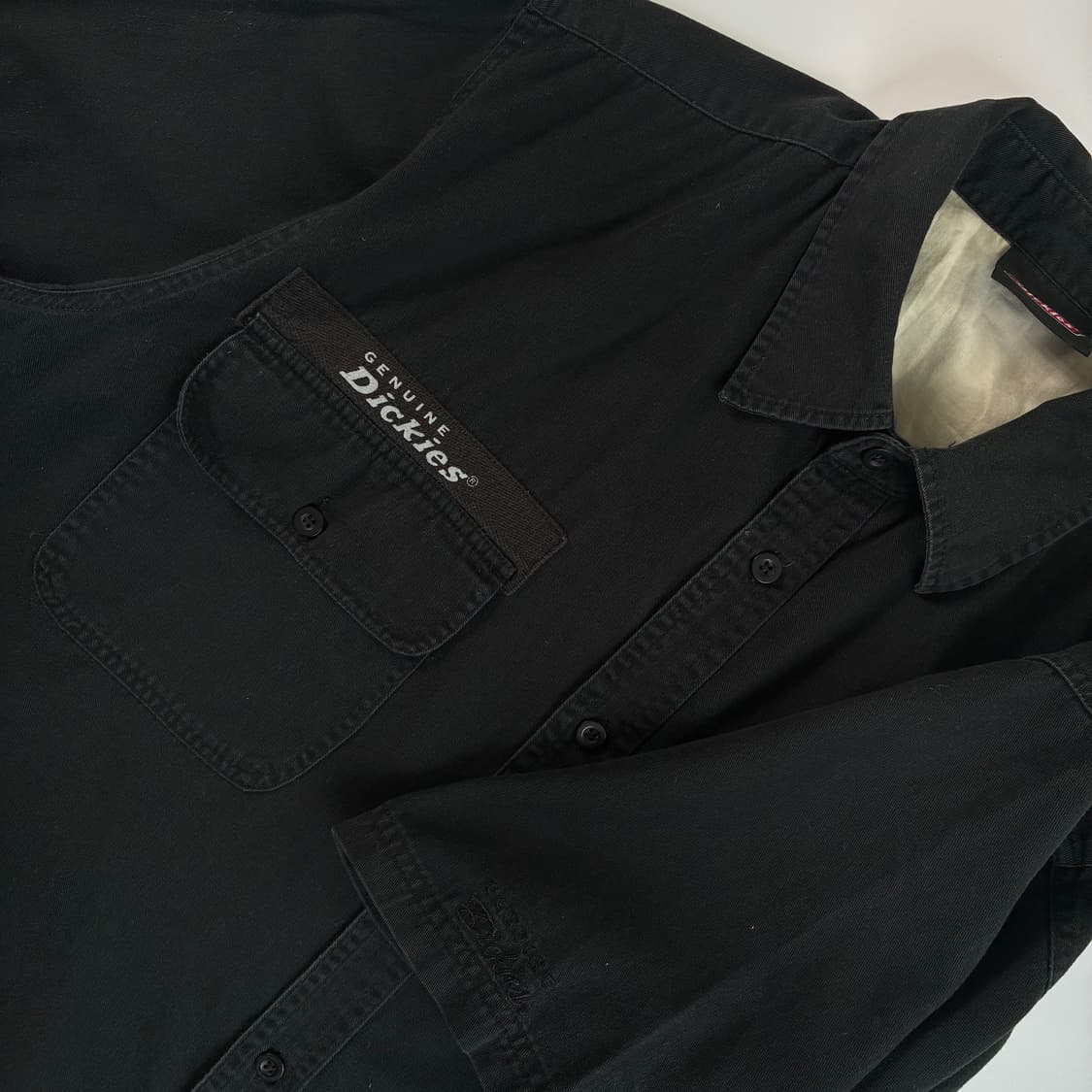 Dickies  디키즈 코튼 블랙 반팔 워크셔츠  상품이미지2