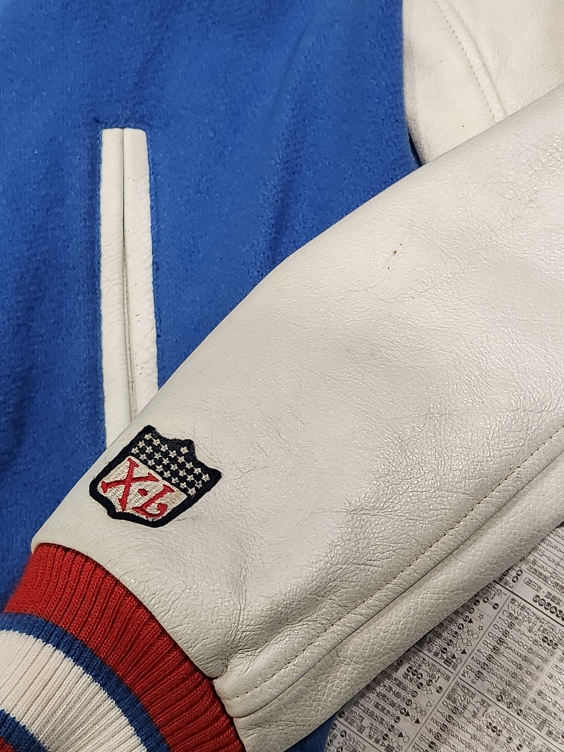 X-LARGE NFL로고 오마주 바시티 L 상품이미지3