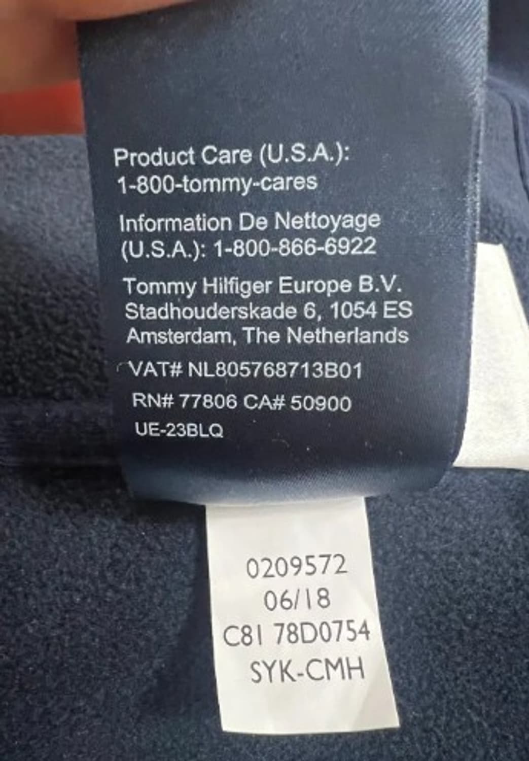 타미힐피거 남성 후리스바람막이집업점퍼 S 상품이미지6