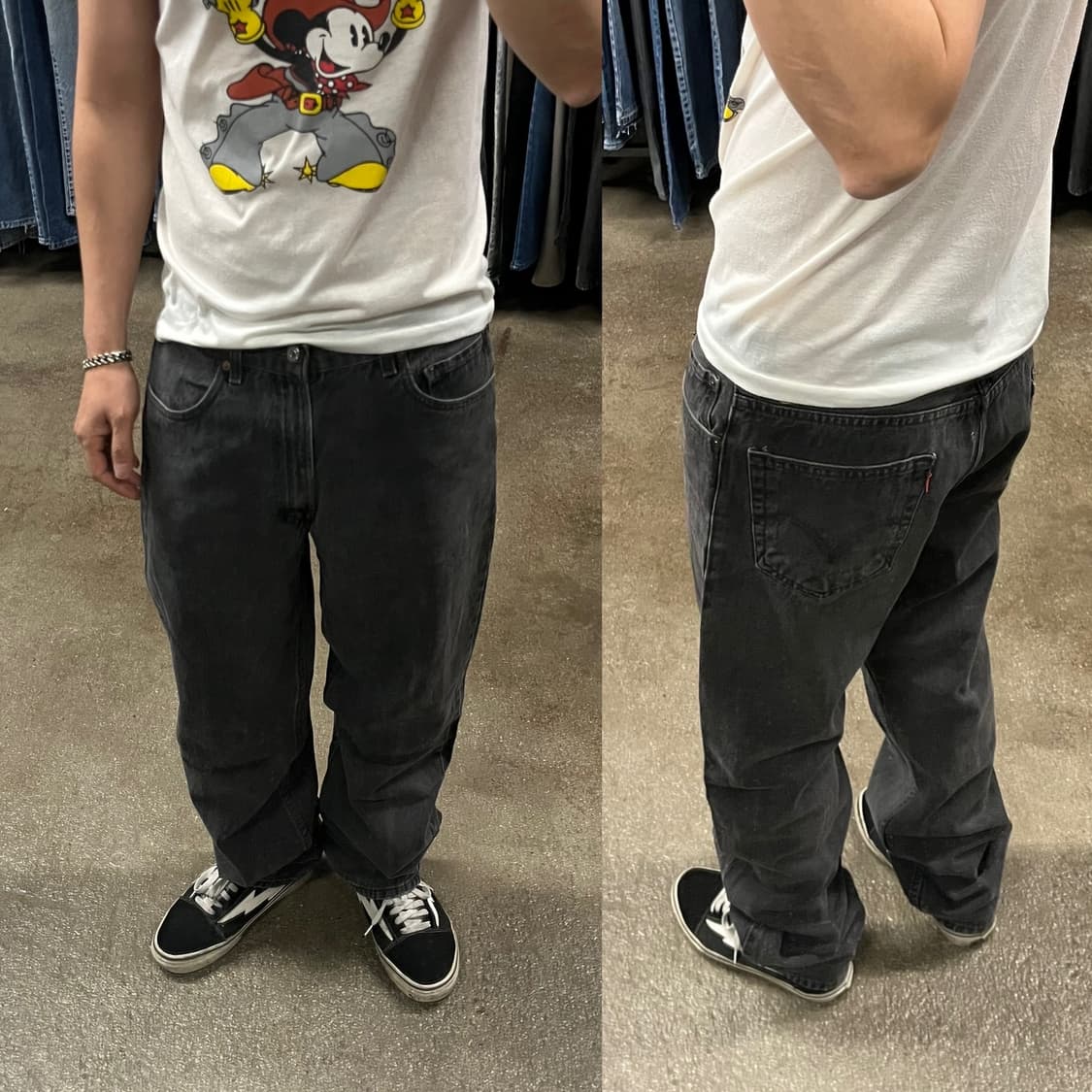 00s 리바이스550 블랙진 (33“) 상품이미지8