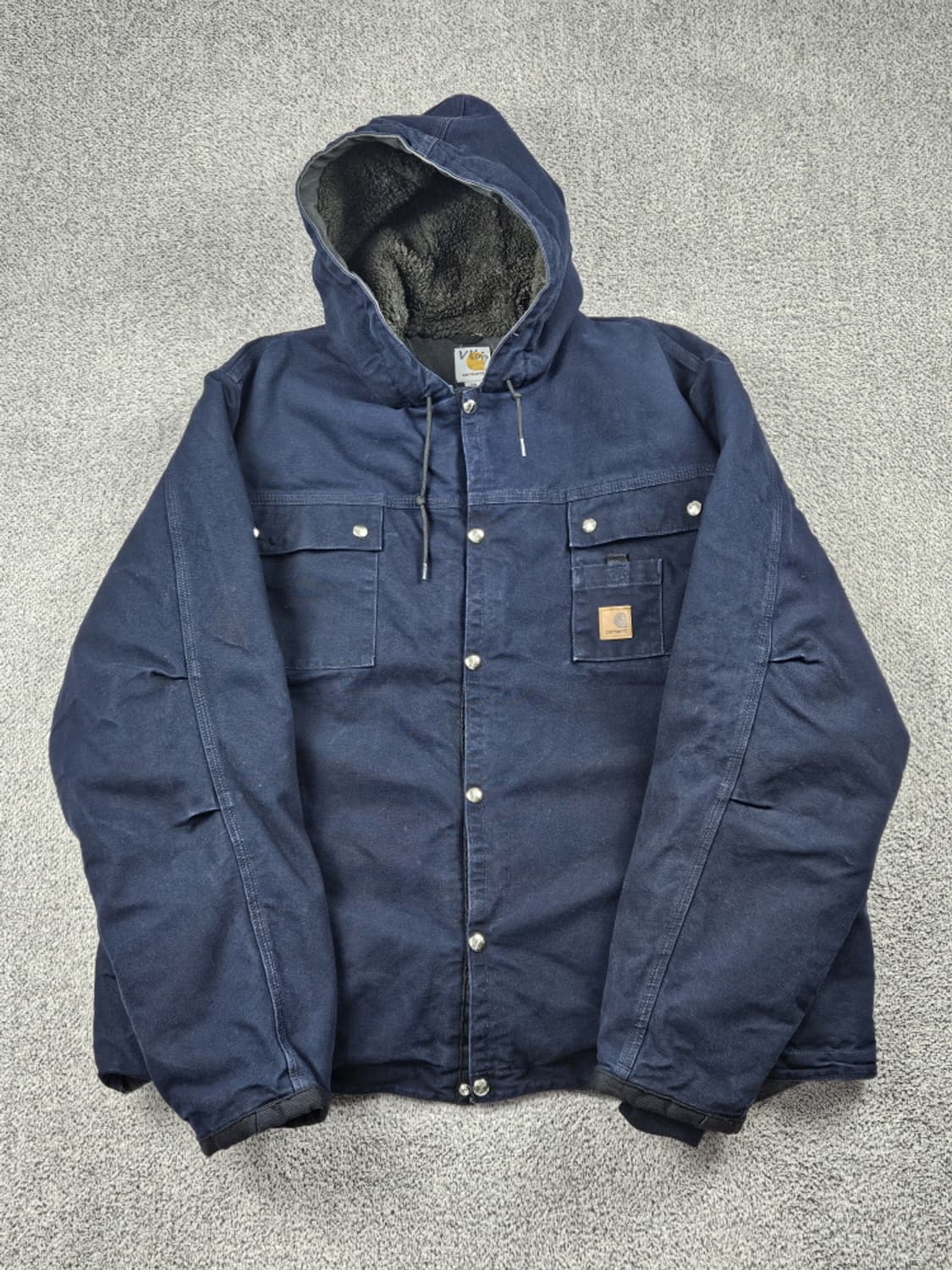 칼하트 J284 쉐르파 라인드 캔버스 워크 자켓 (2XL) / 10490 상품이미지2