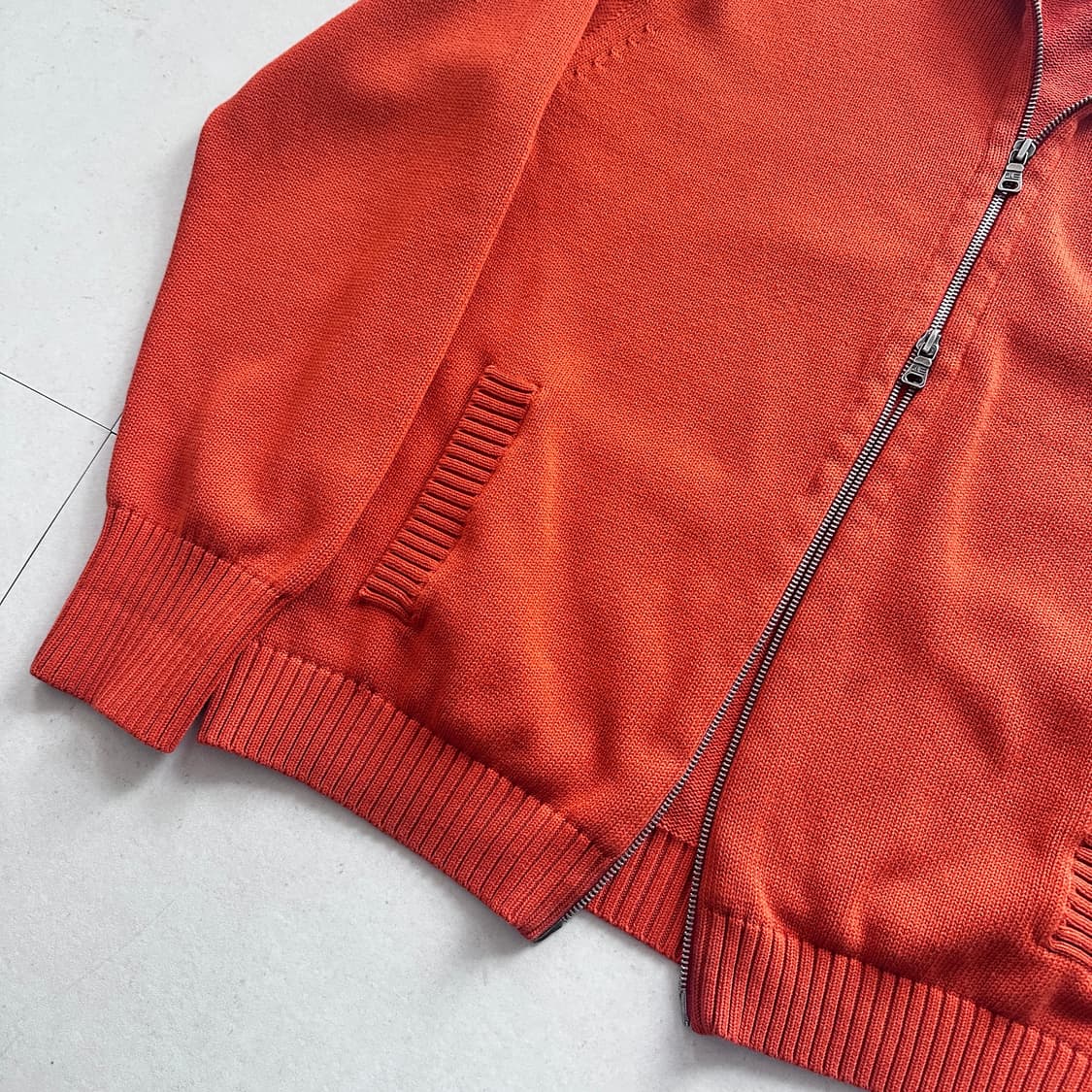 폴로 진스 빈티지 RL 패치 니트 집업 L 상품이미지5