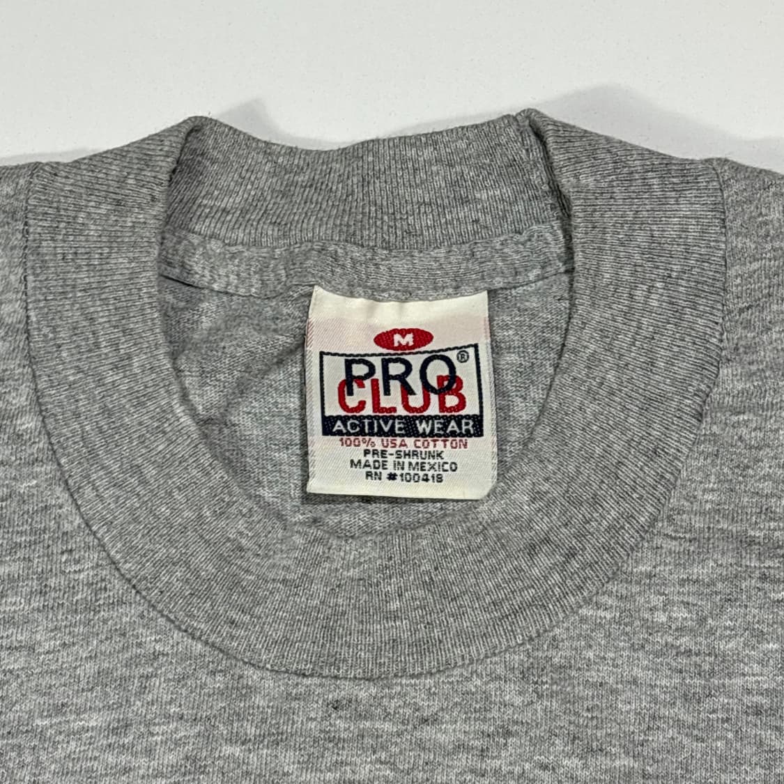 프로클럽 빈티지 그레이 반팔 티셔츠 상품이미지3