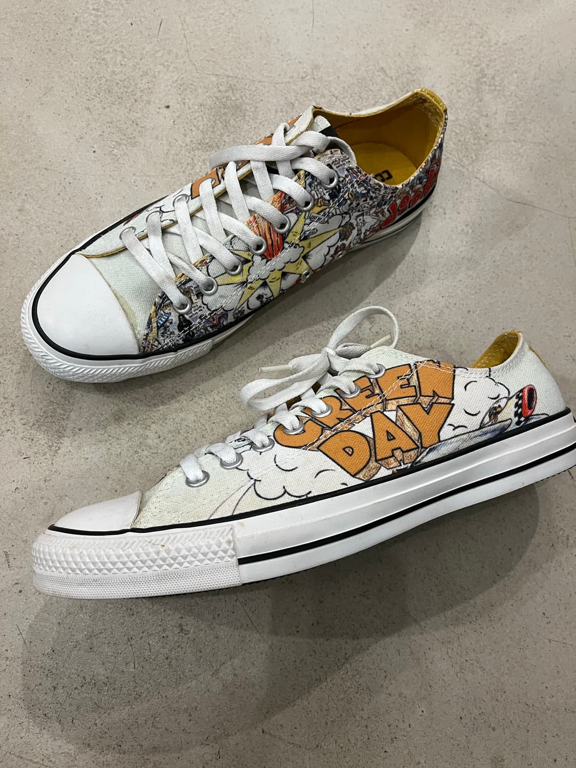 빈티지 컨버스 로우 GREEN DAY  상품이미지5