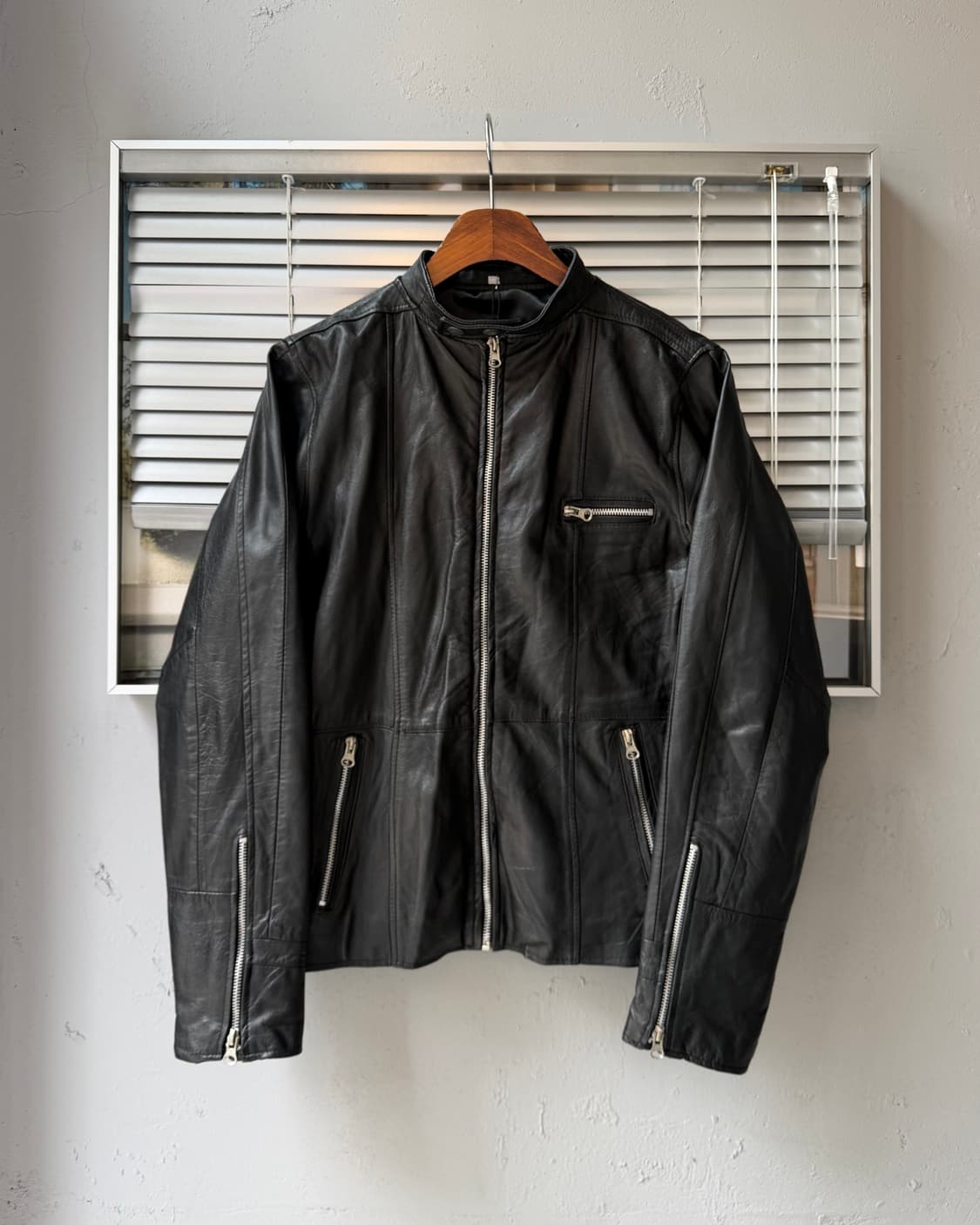 Vintage lambskin leather jacket 상품이미지1