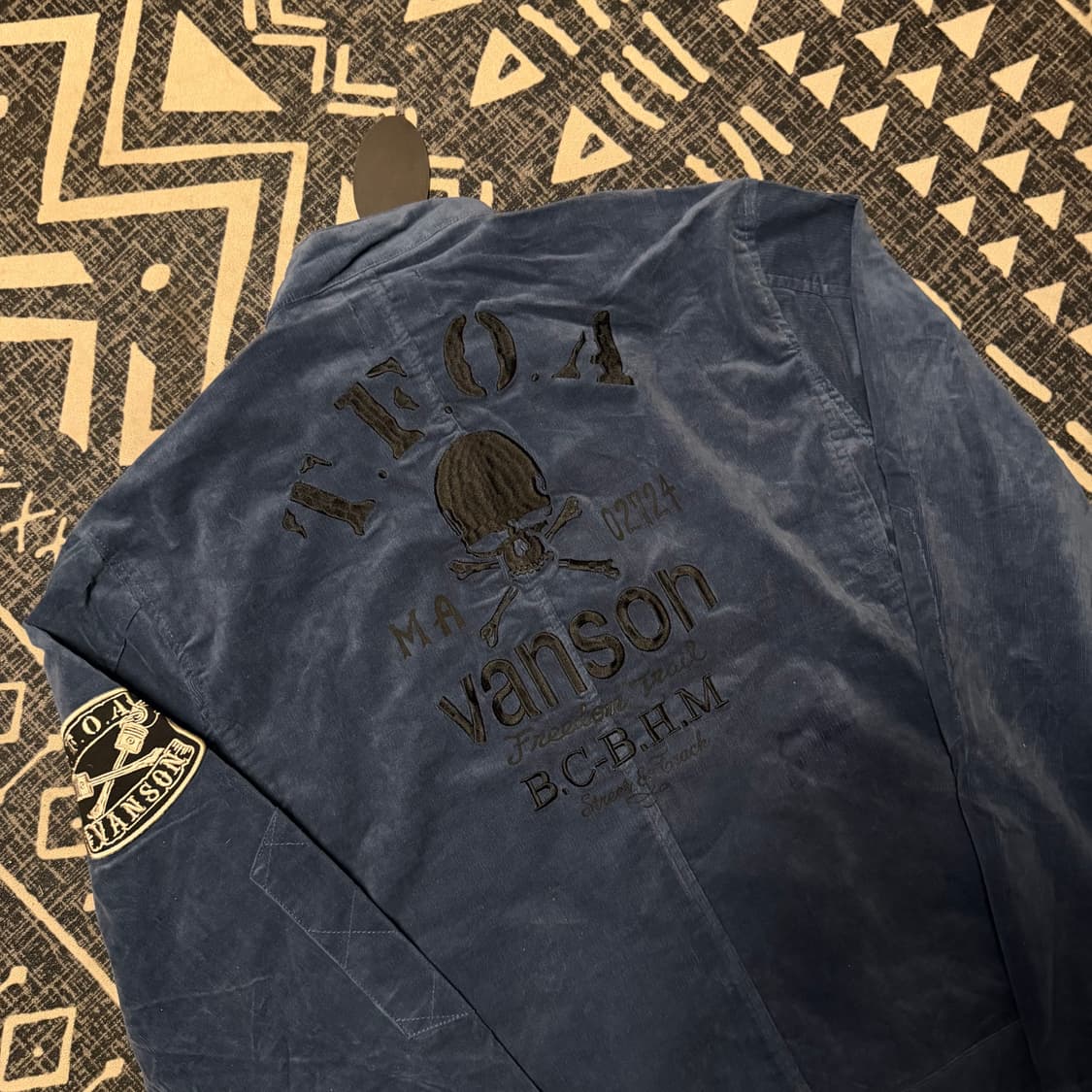 Vanson x T.F.O.A 무장전선 코듀로이 라이더 자켓 상품이미지3