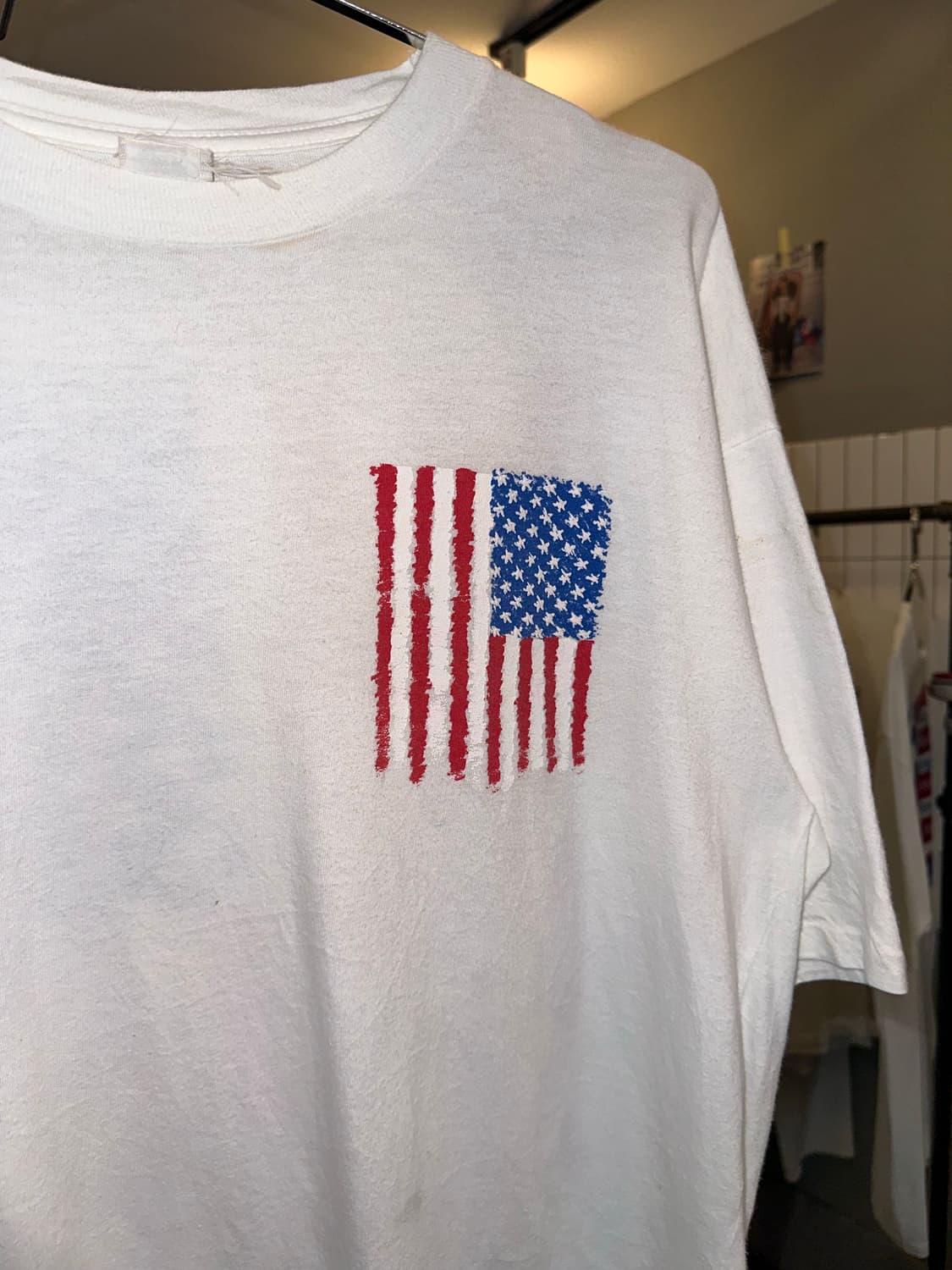 90’s American Flag single detail T-shirt 상품이미지5
