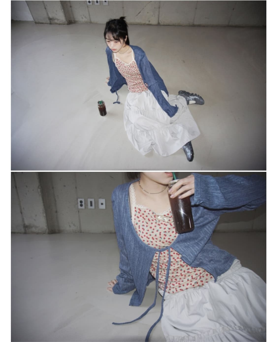 김아홉 fruit sleeveless 나시 베이지 상품이미지3