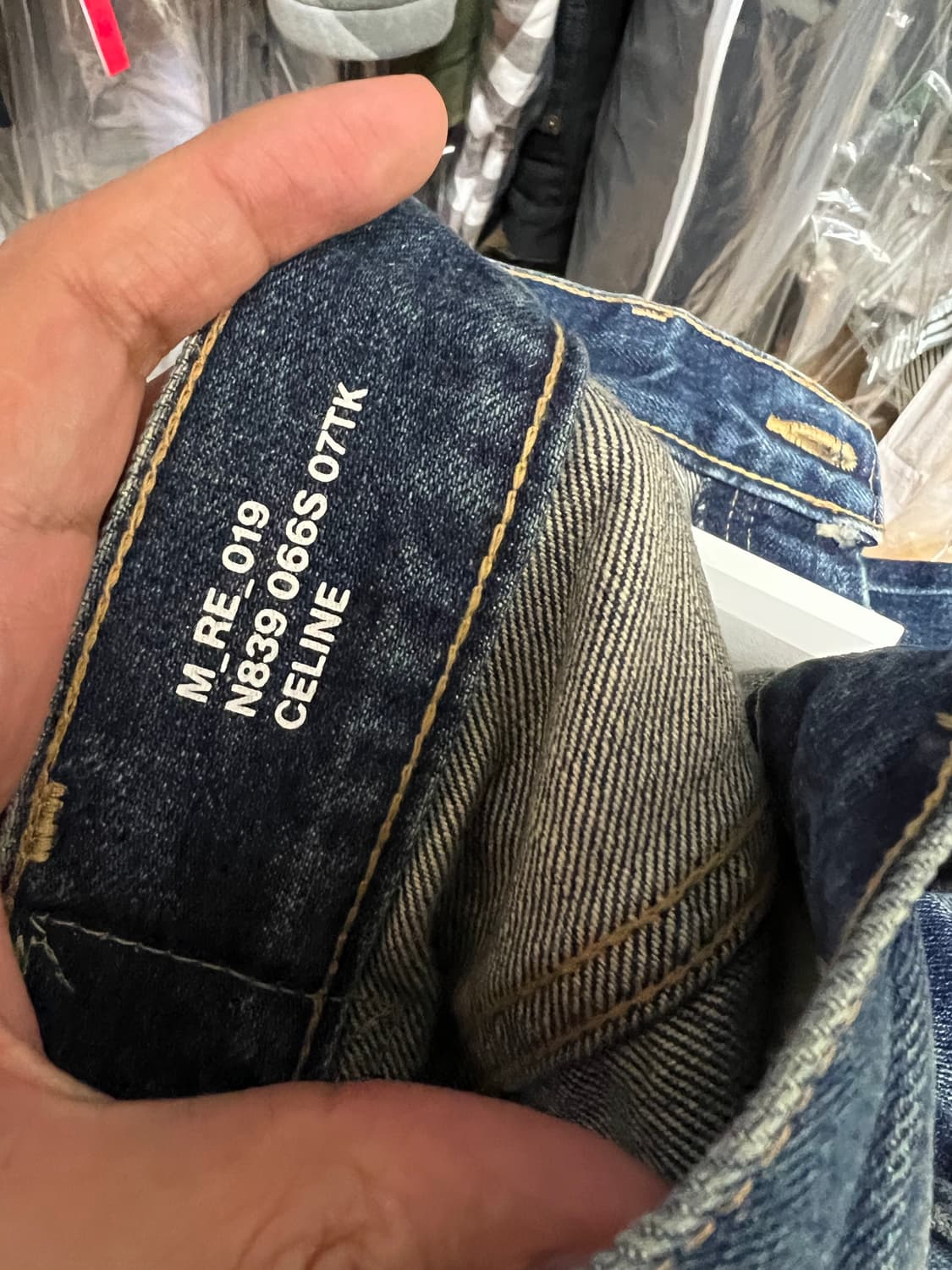 셀린느 남성 웨슬리 디스 데님진 2N839066S 31사이즈 상품이미지5