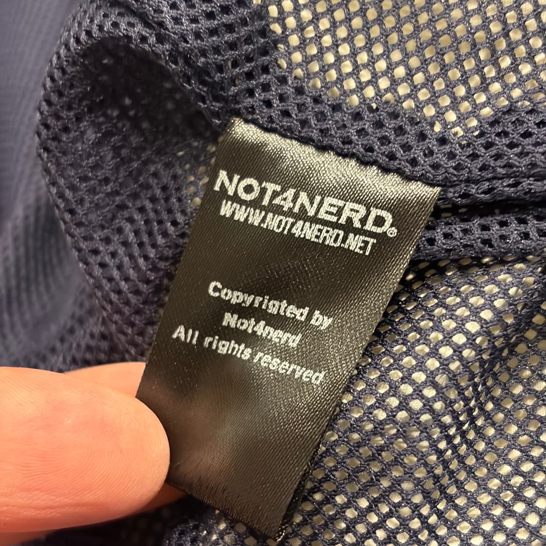 [L] 낫포너드 네이비 화이트 바람막이 자켓 B971 상품이미지7