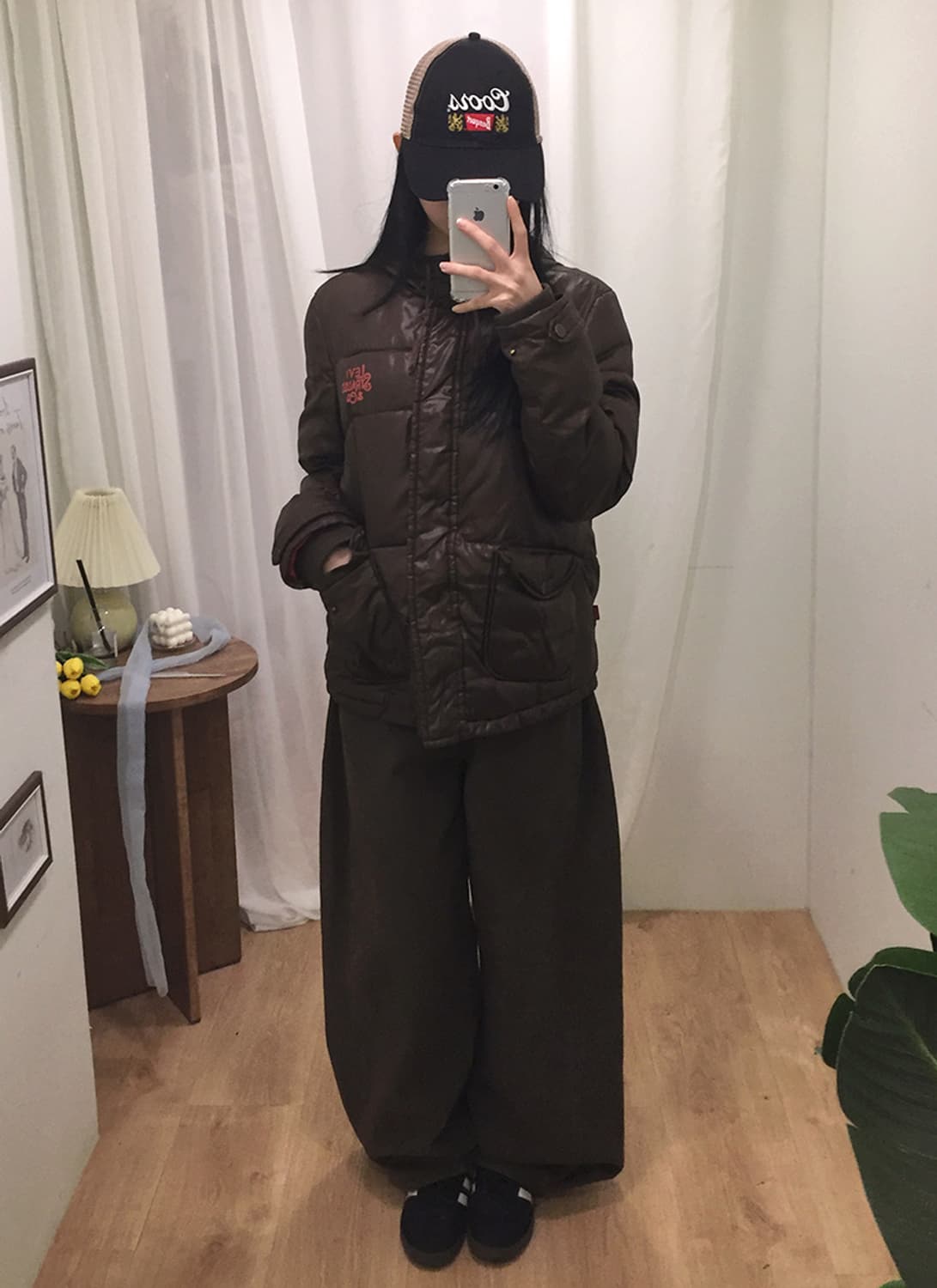 여성 리바이스 빈티지 후드패딩점퍼 95 상품이미지3