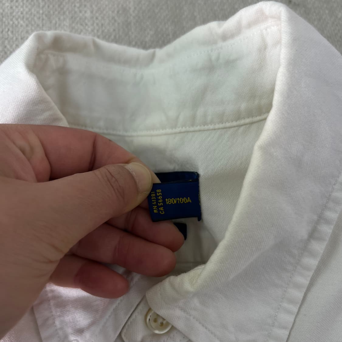 105 폴로랄프로렌 화이트 코튼 셔츠 상품이미지6