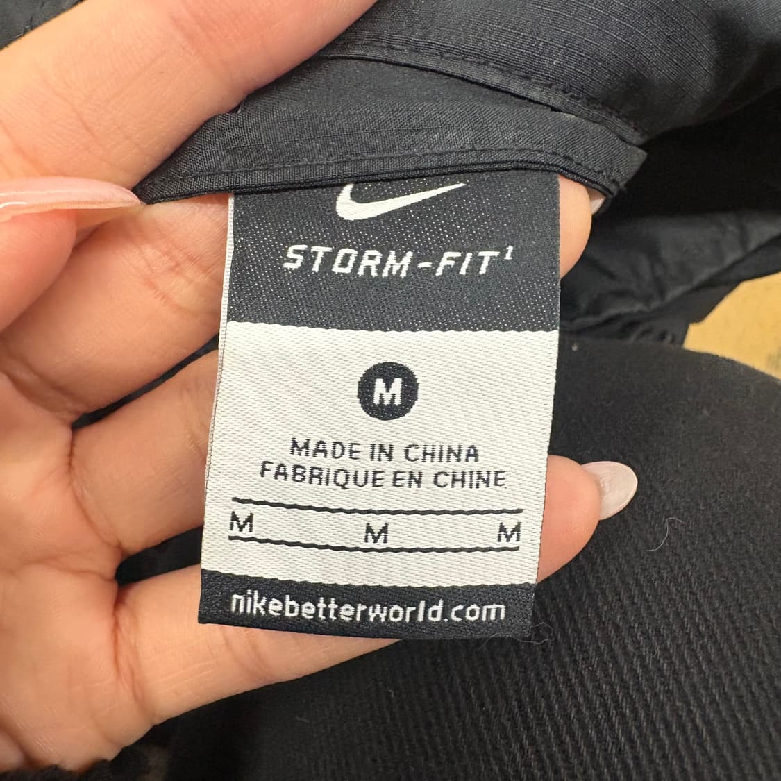 [정품/95,M] 나이키 스우시 스톰핏 바람막이 b16 상품이미지5