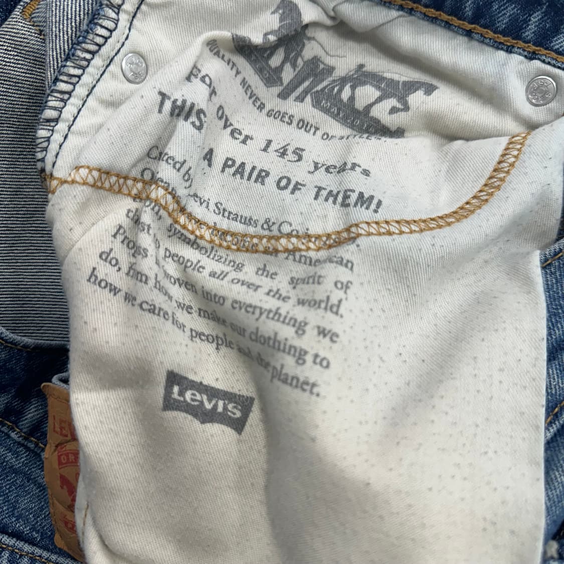 리바이스 505 데님팬츠 상품이미지6