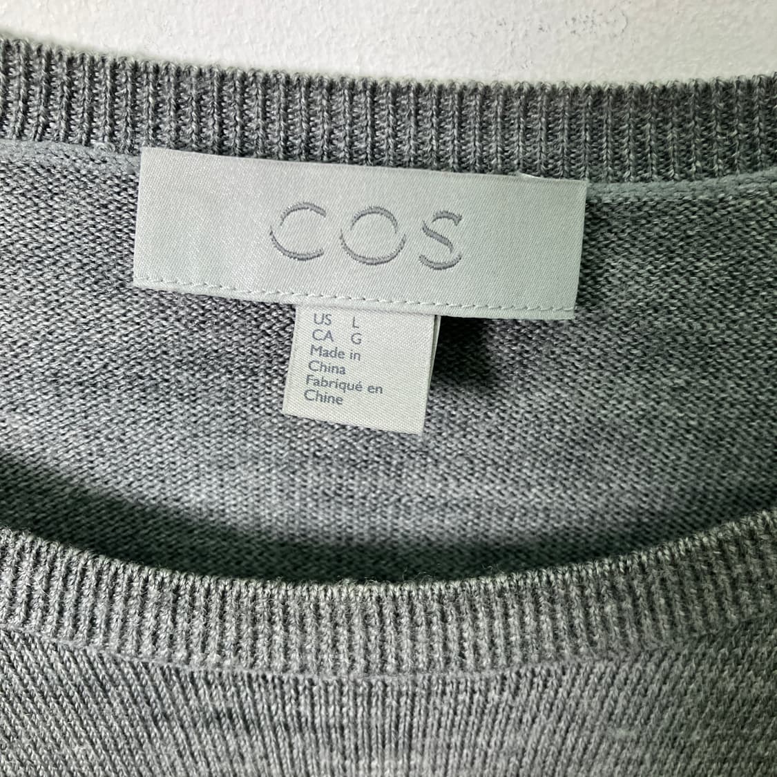 코스 그레이 니트 L 상품이미지3