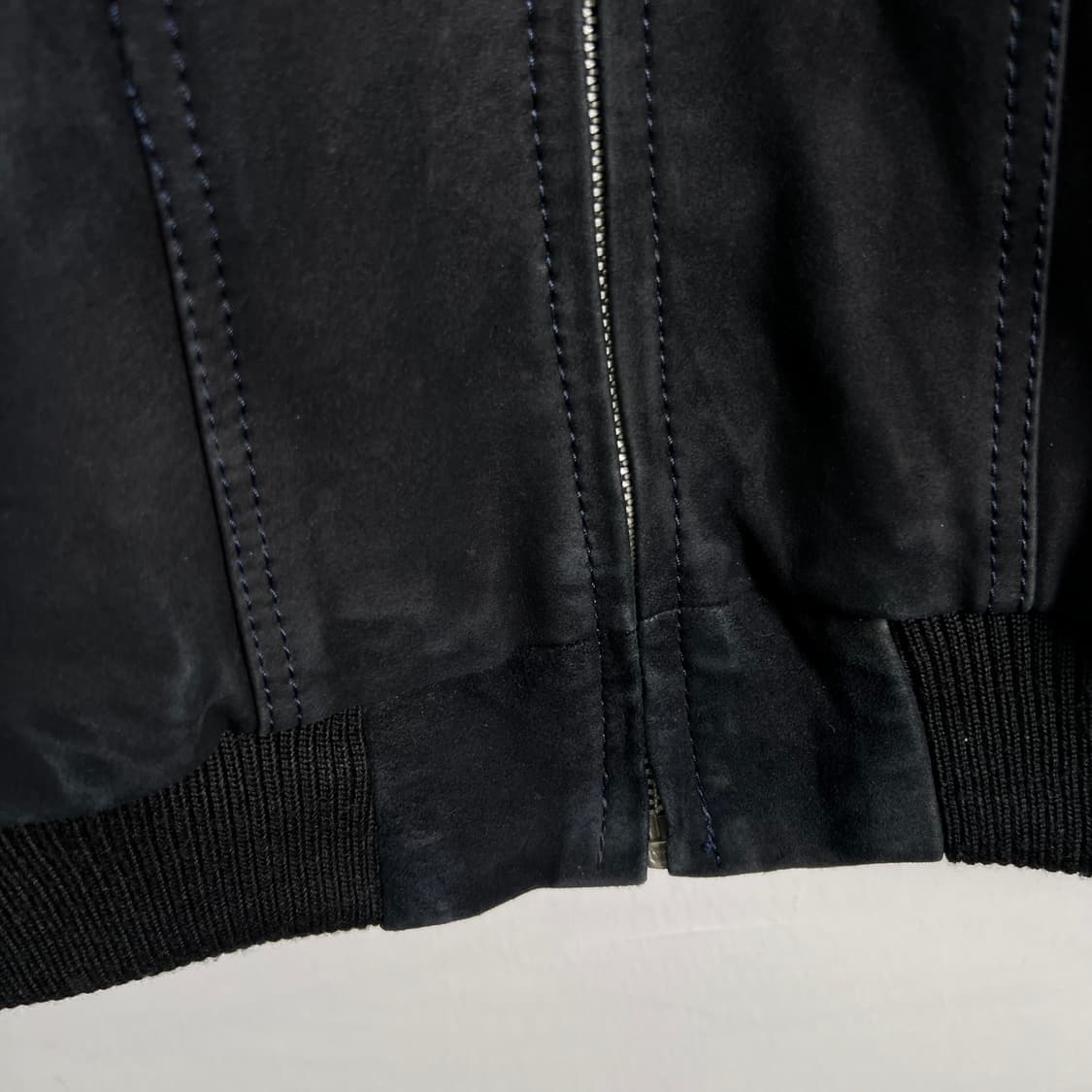 크로스조 블루 스티치 스웨이드 봄버 자켓  상품이미지7