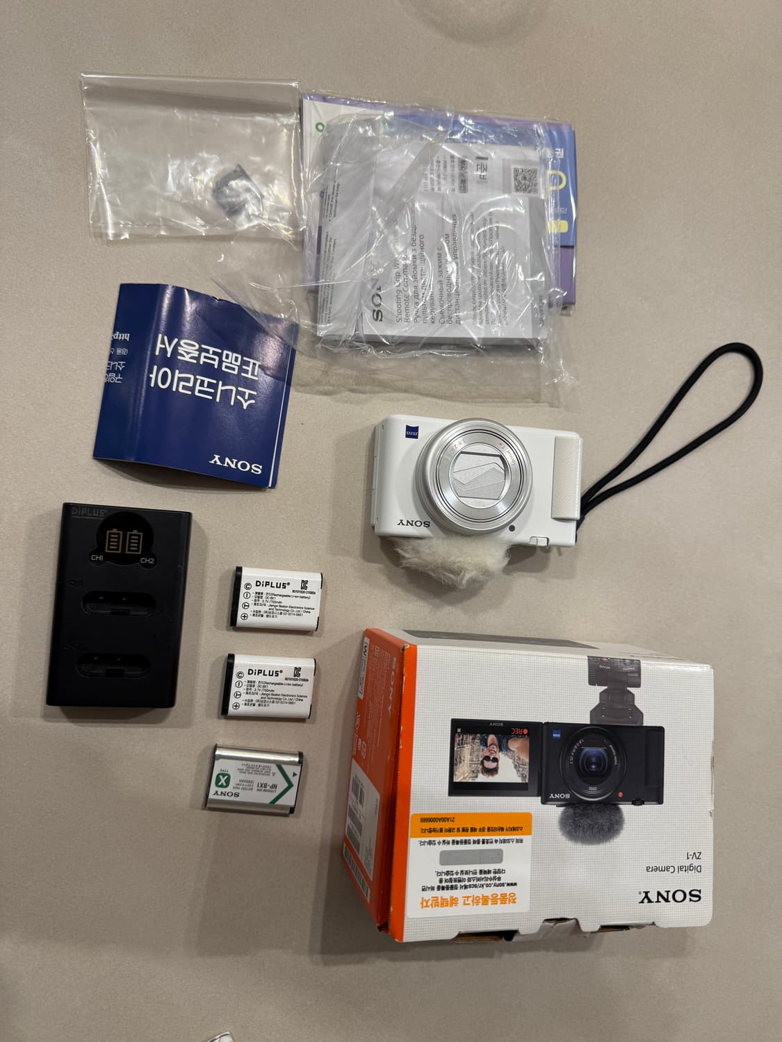 소니 zv-1 풀박스 배터리 3개 상품이미지1