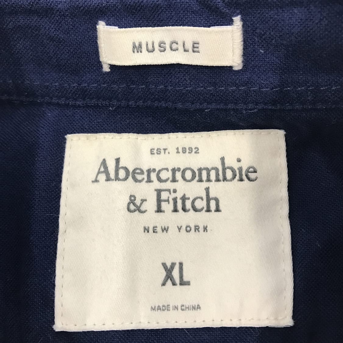 아베크롬비 네이비 옥스포드셔츠 [XL] 상품이미지5