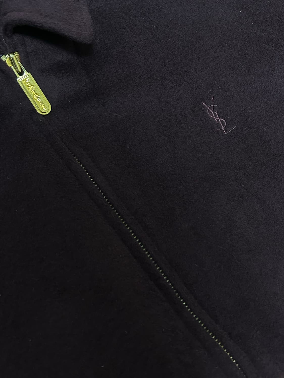 입생로랑 뿌르 옴므 딥퍼플 캐시미어 집업 자켓 상품이미지4