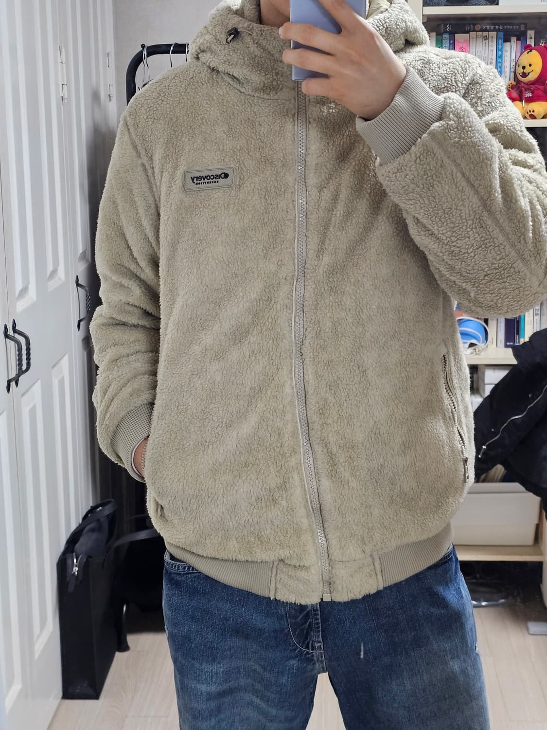 디스커버리 플리스 패딩 상품이미지1