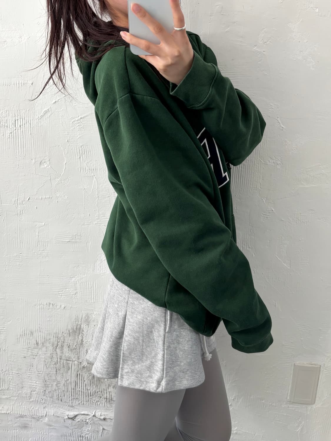 Gap 갭 그린컬러 자수로고 후드티 상품이미지3