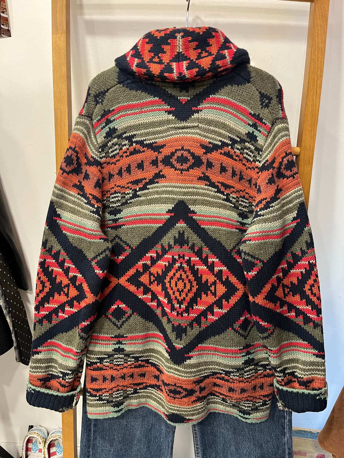 에스닉 패턴니트 가디건 상품이미지2