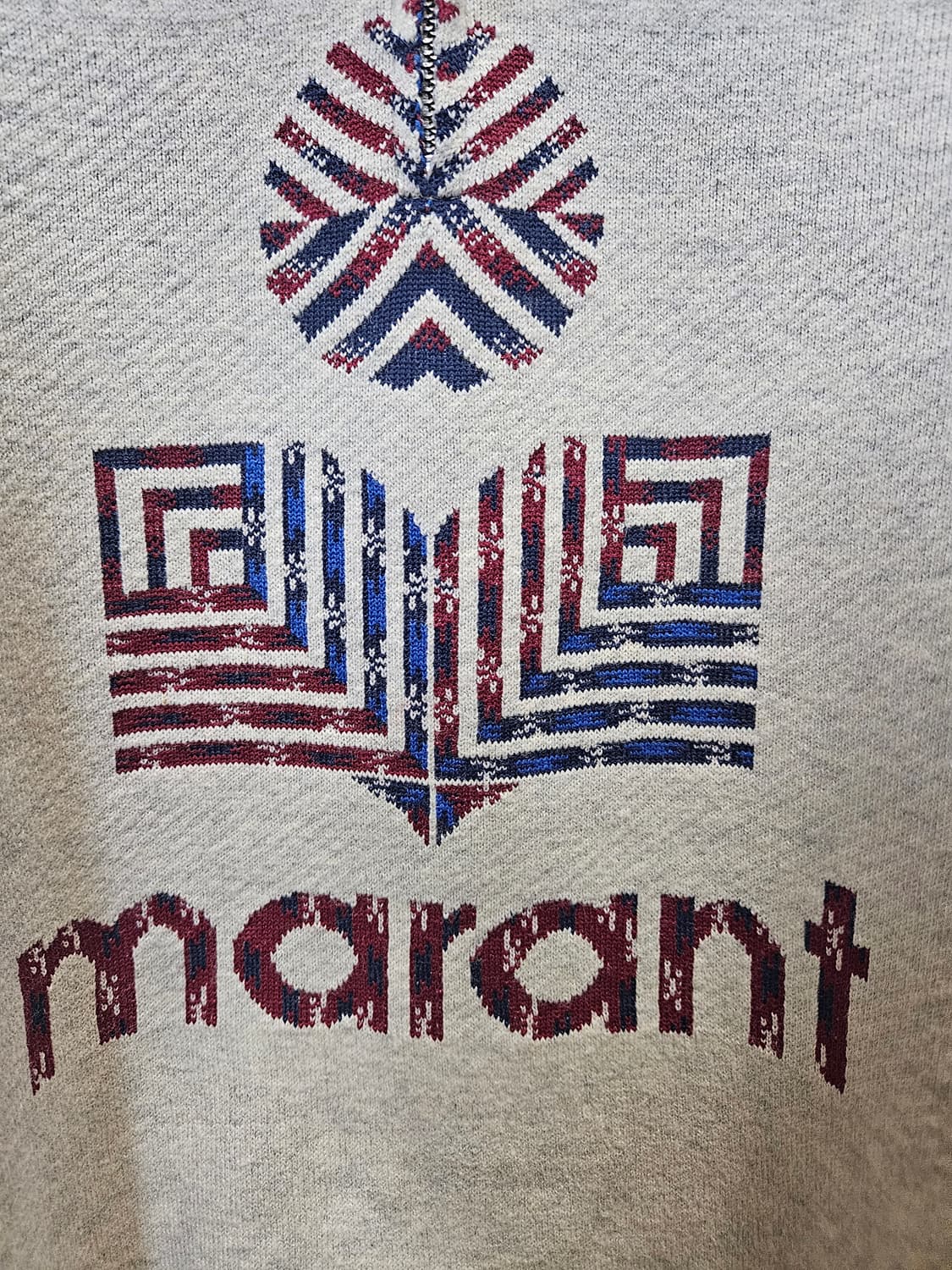 38) 이자벨 마랑 Isabel Marant 하프 지퍼 로고 니트 상품이미지4