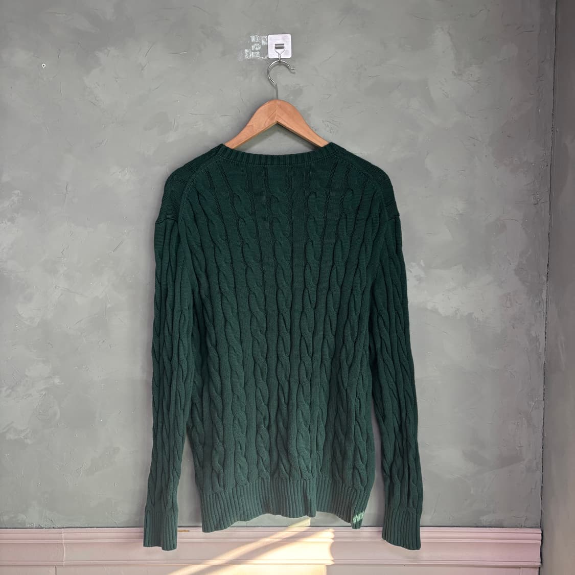 폴로 랄프로렌 꽈배기 니트 그린 상품이미지4