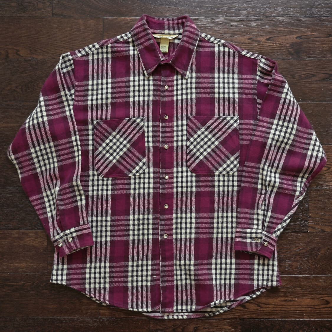 90s St Johns Bay 세인트 존스 베이 빈티지 플란넬 셔츠 상품이미지1