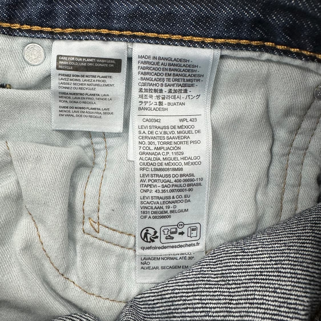 리바이스 555 진청 데님팬츠 상품이미지4