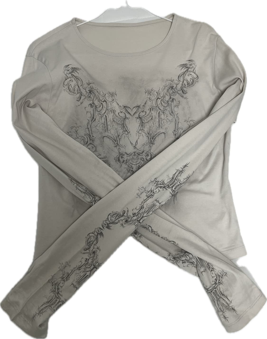 허그유어스킨 로코코 오너먼트 티 그레이 상품이미지1