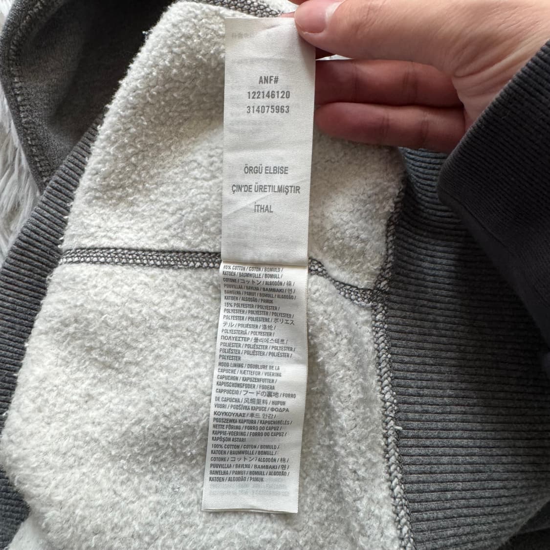 ABERCROMBIE 일본빈티지 후드집업 아베크롬비 후드집업 XL 105 상품이미지9